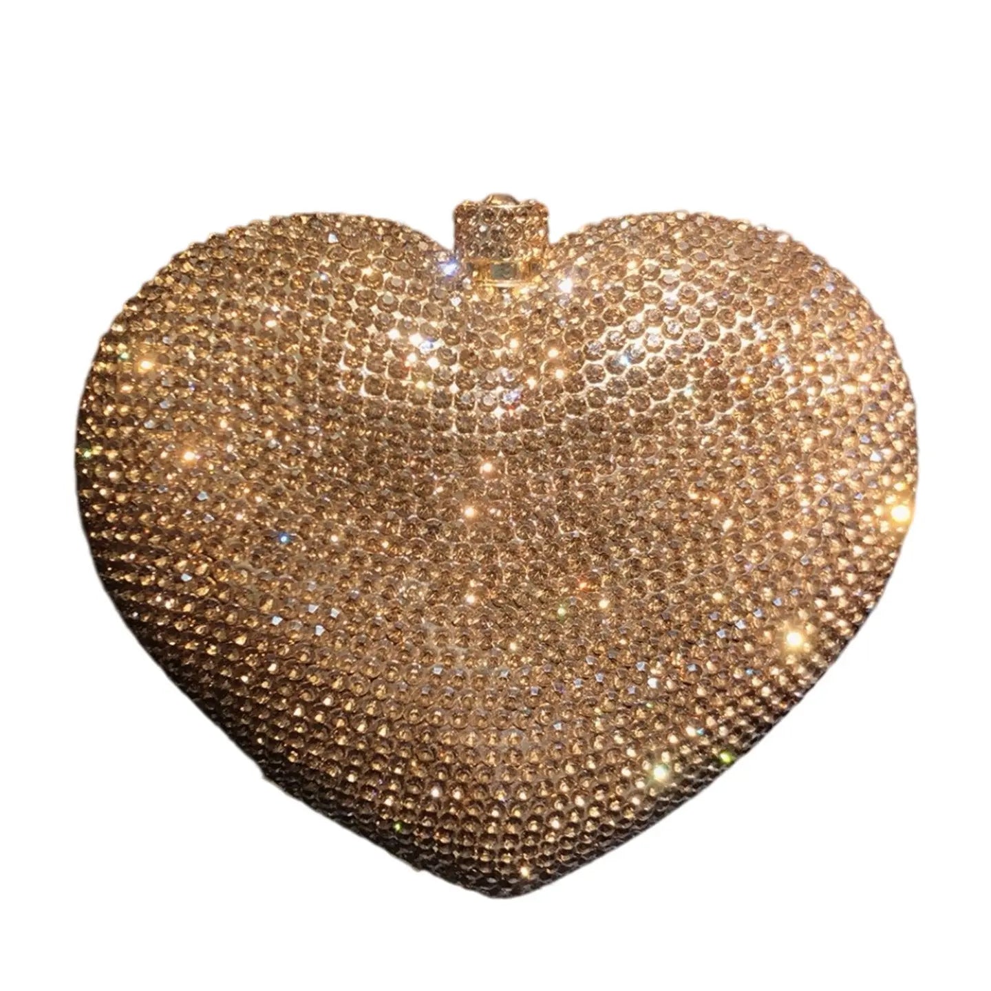 Heart Shaped Crystal Evening Clutch Bag HB027