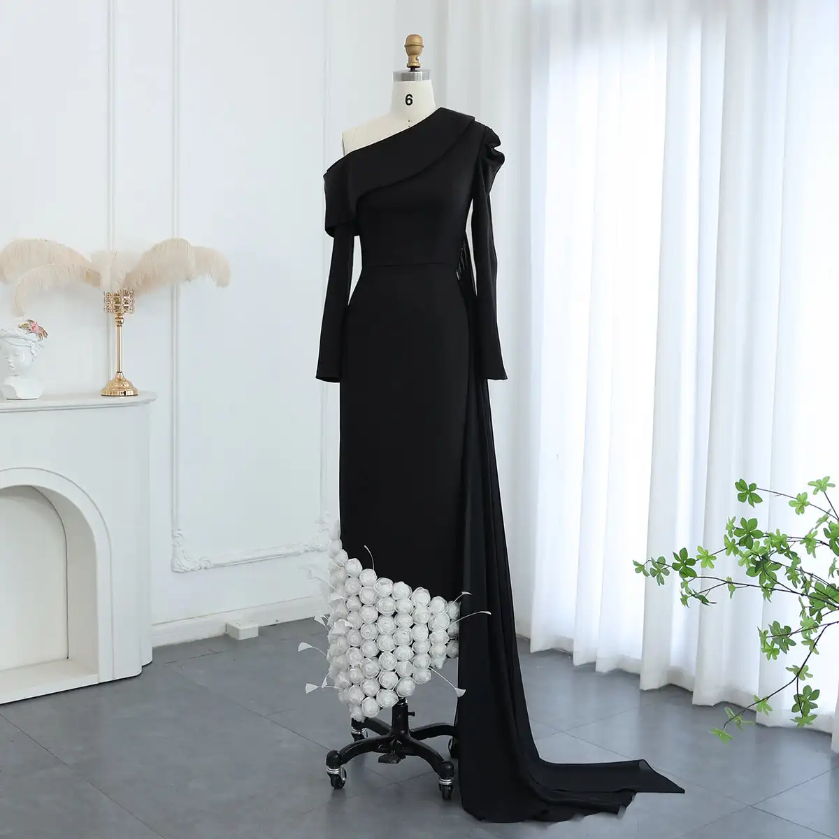 Pivoines Blanches Dress