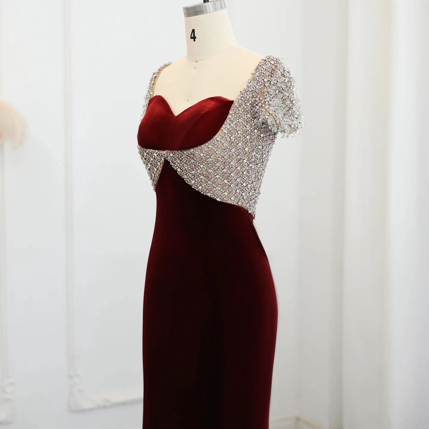 Zoe Full Length Velvet Dress