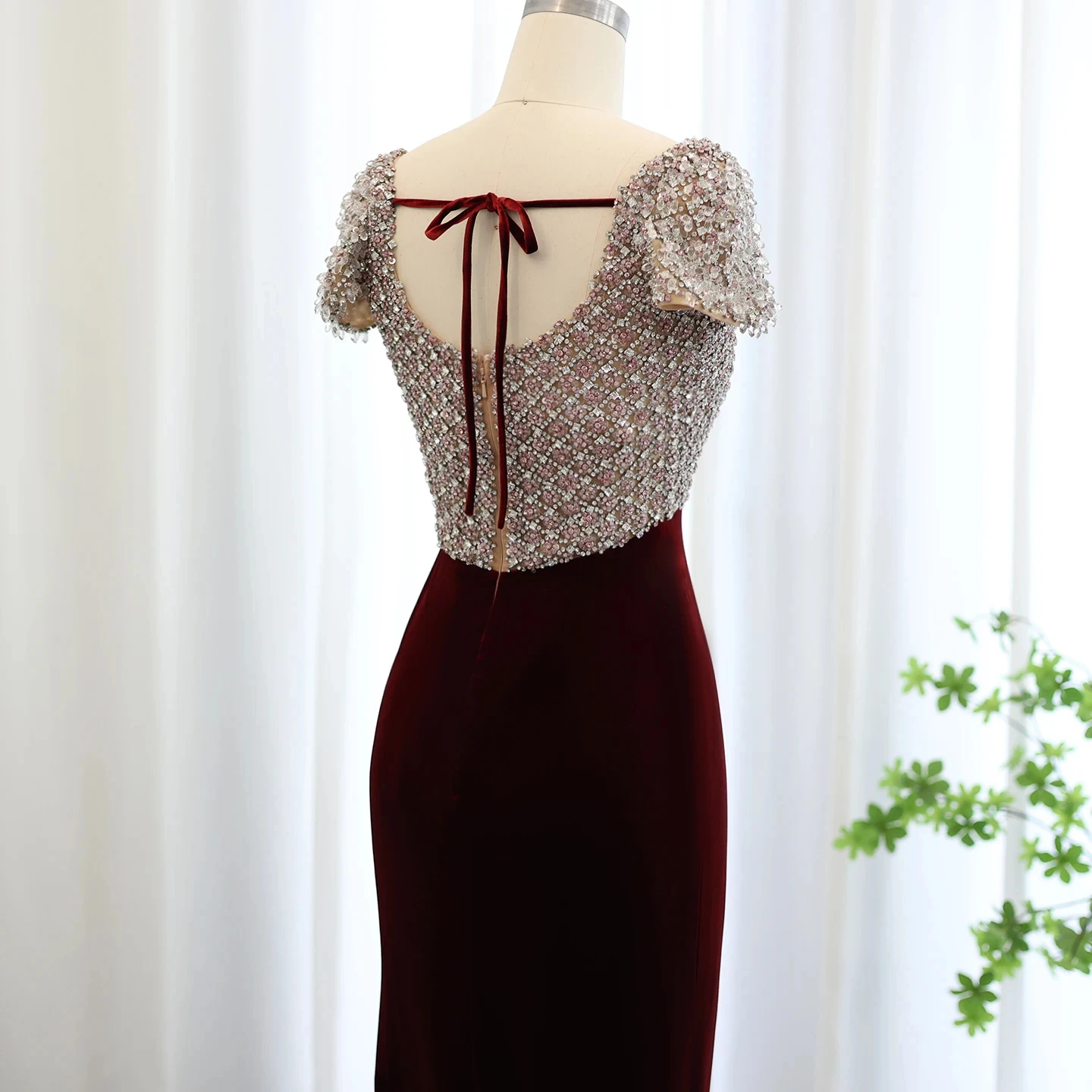 Zoe Full Length Velvet Dress