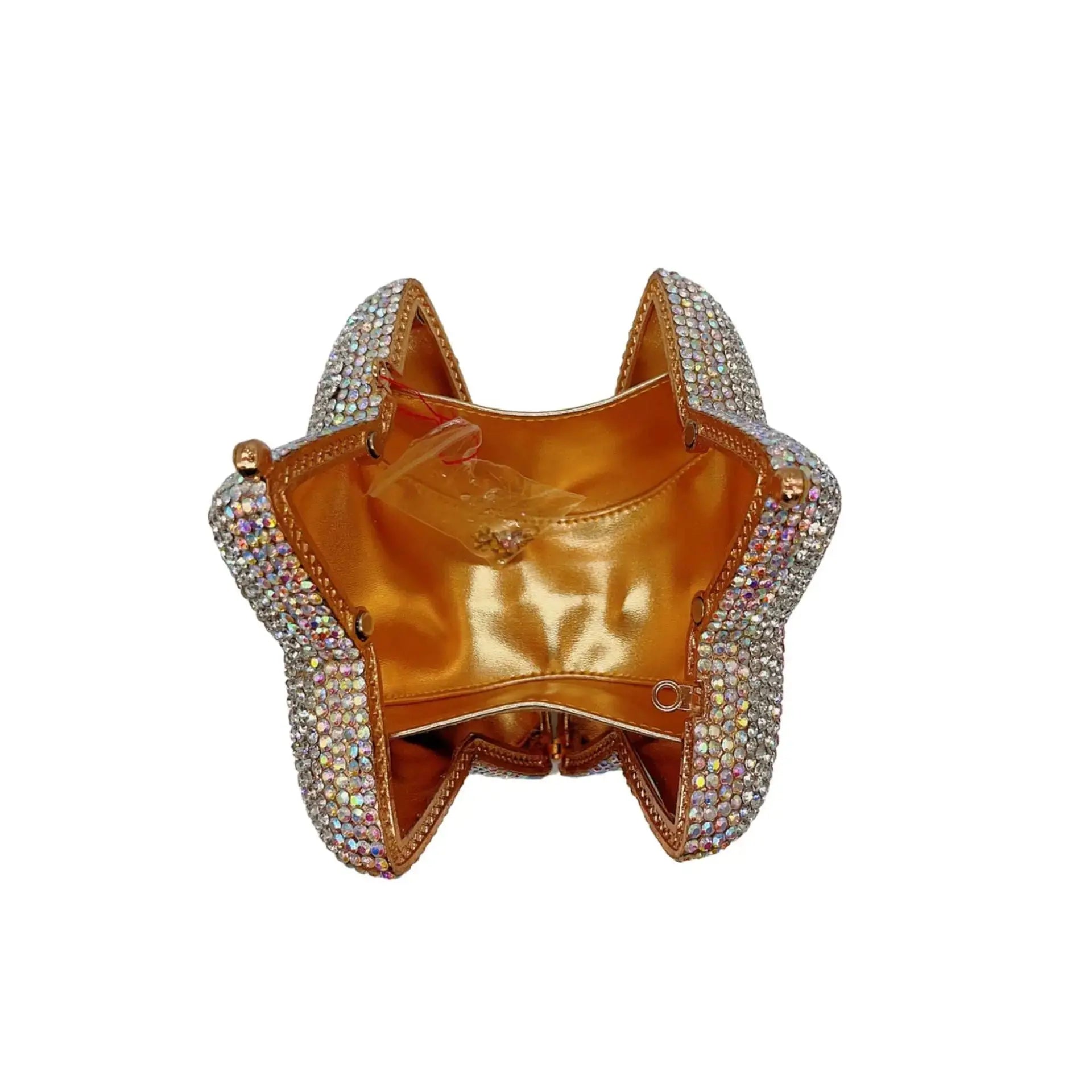 Star Shaped Crystal Evening Clutch Bag HB033