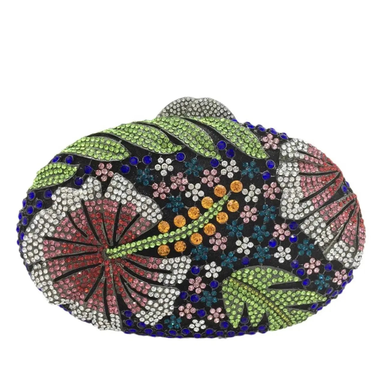 Luxury Flower Rhinestone Evening Clutch Bag HB036