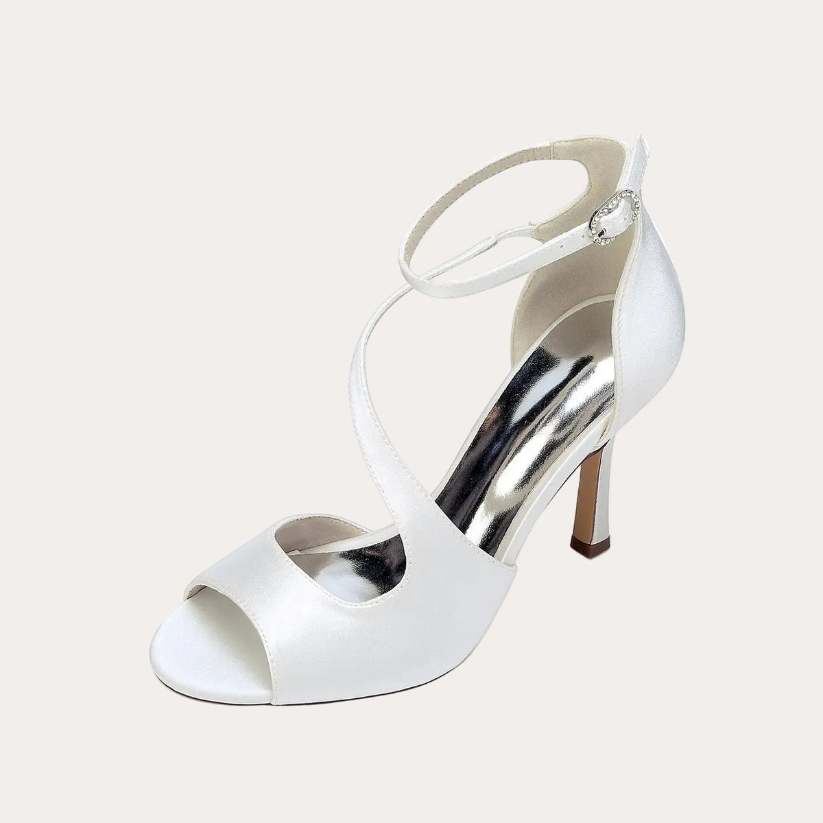 Round-toe Crossbody High Heel with a Single Strap HH021