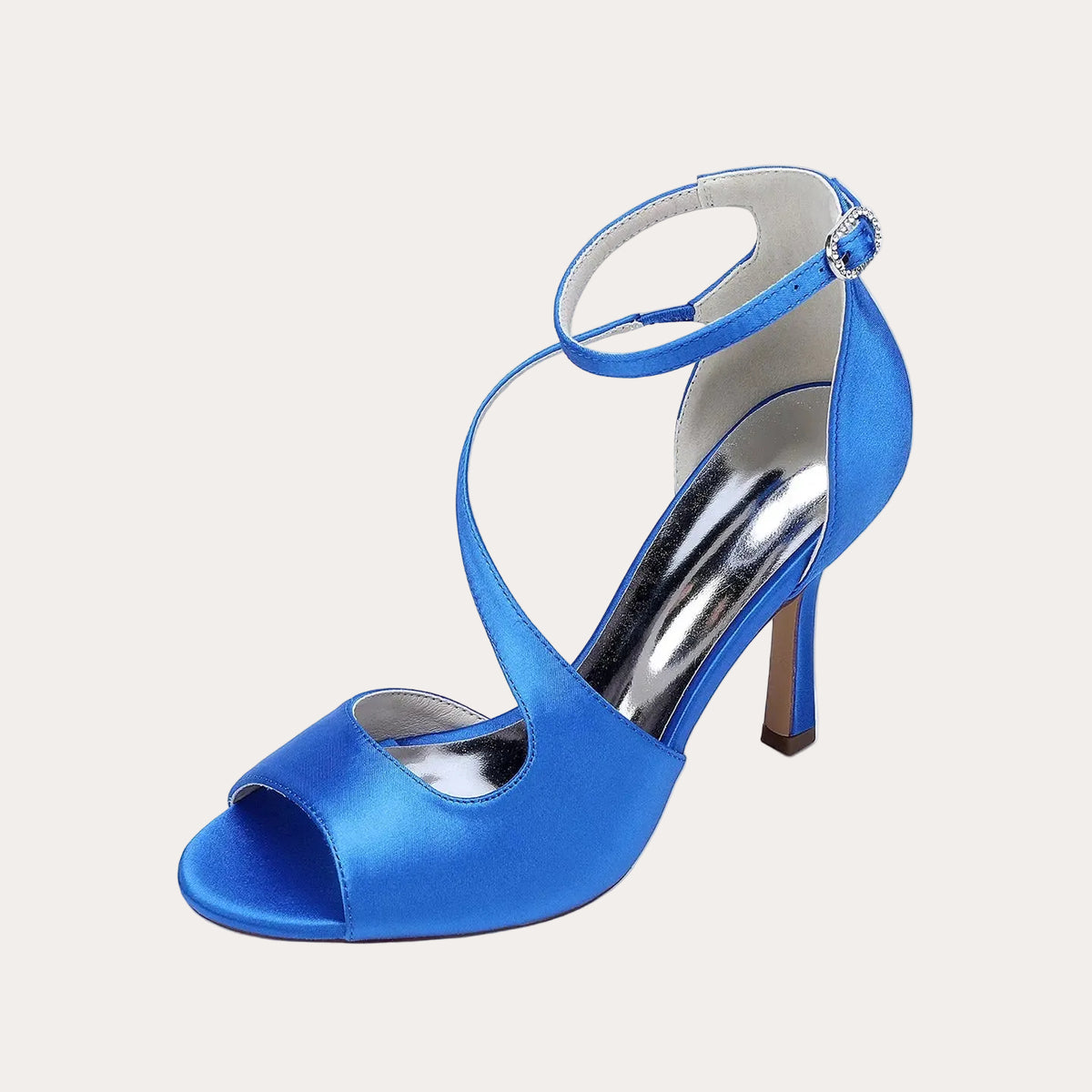 Round-toe Crossbody High Heel with a Single Strap HH021