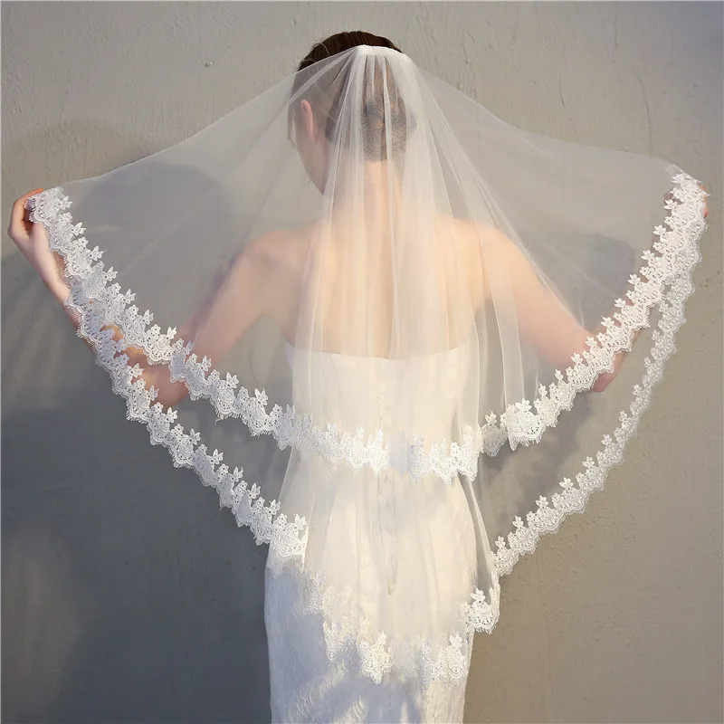 La Mariée – Voiles | Veil 4 "Feston Fleurie"