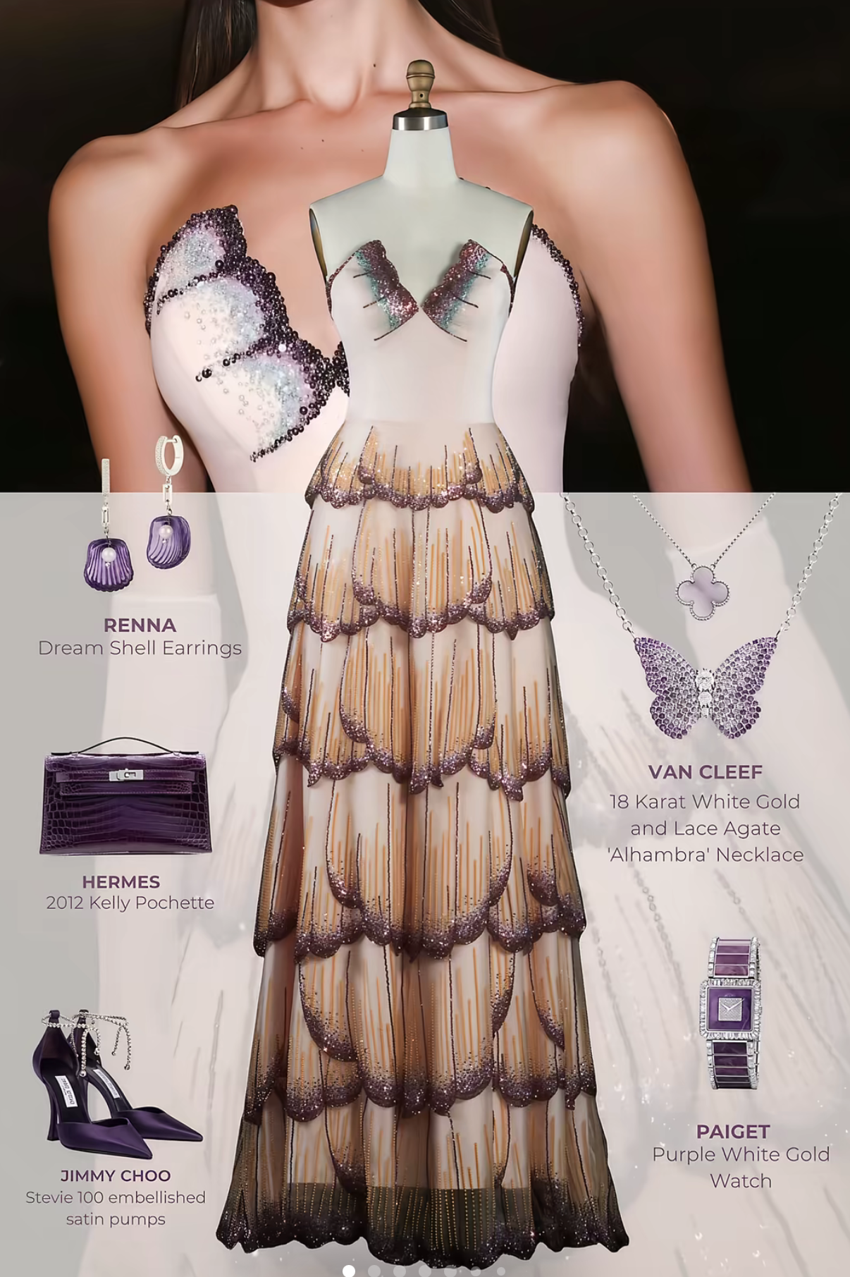 The Purple butterfly