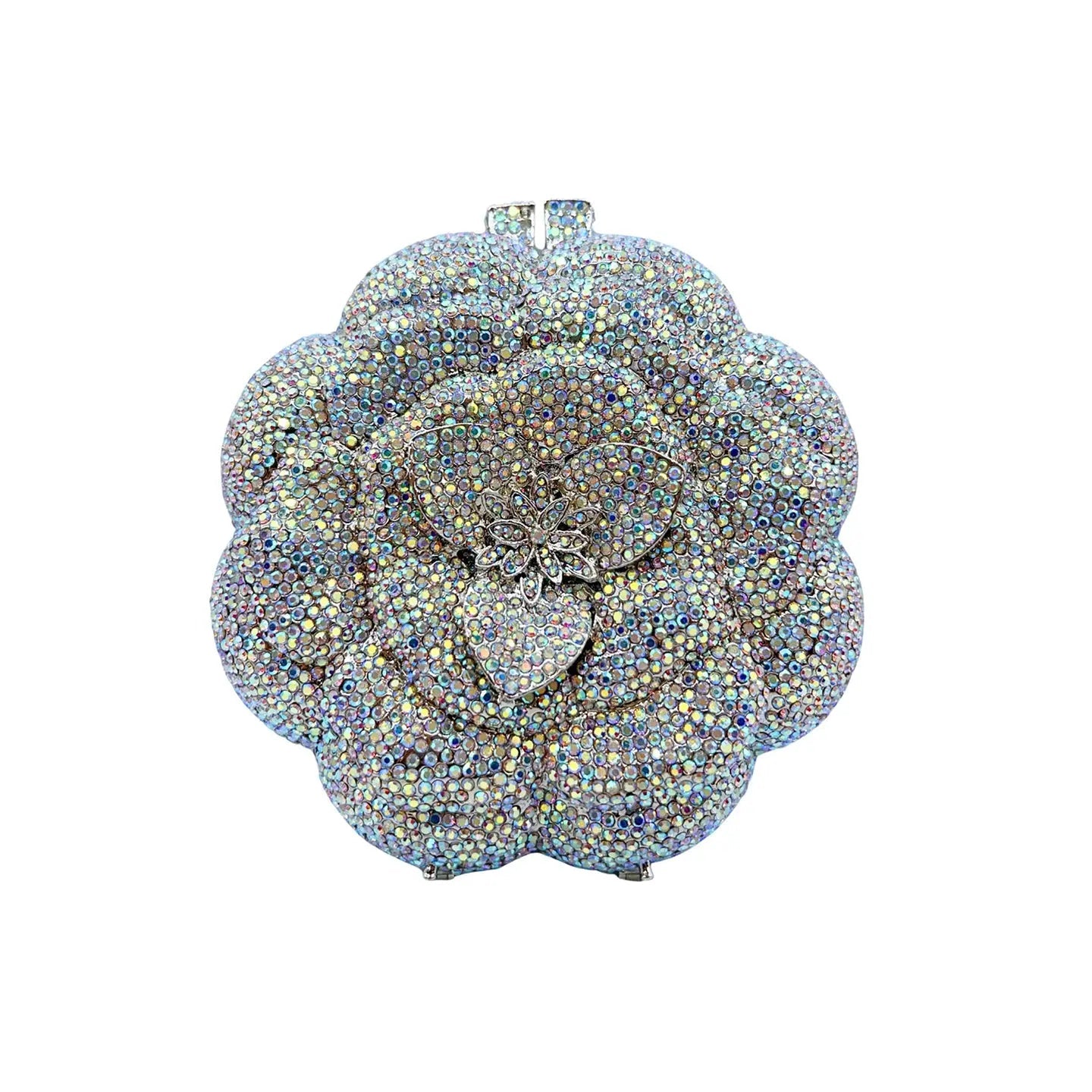 Diamond 3D Flower Clutch Evening Bag HB006