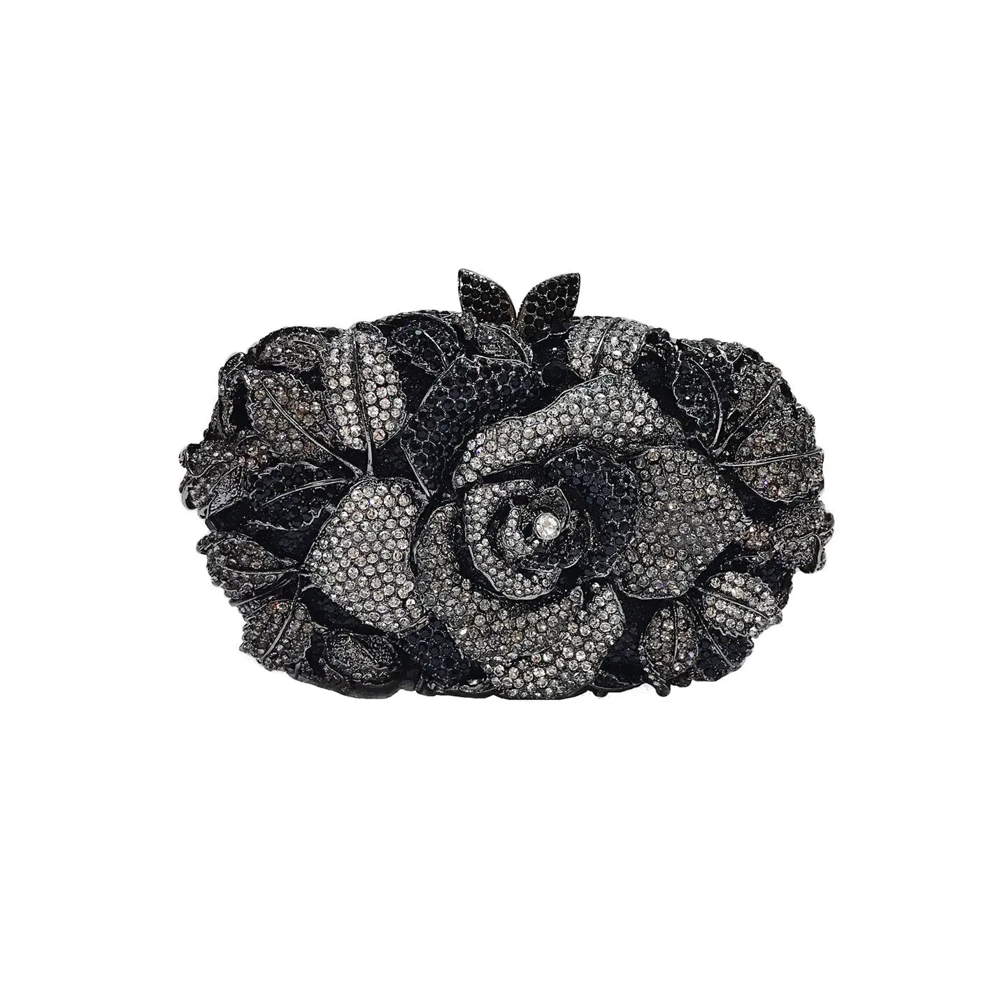 Hollow Rose Diamond Evening Bag Clutch HB010