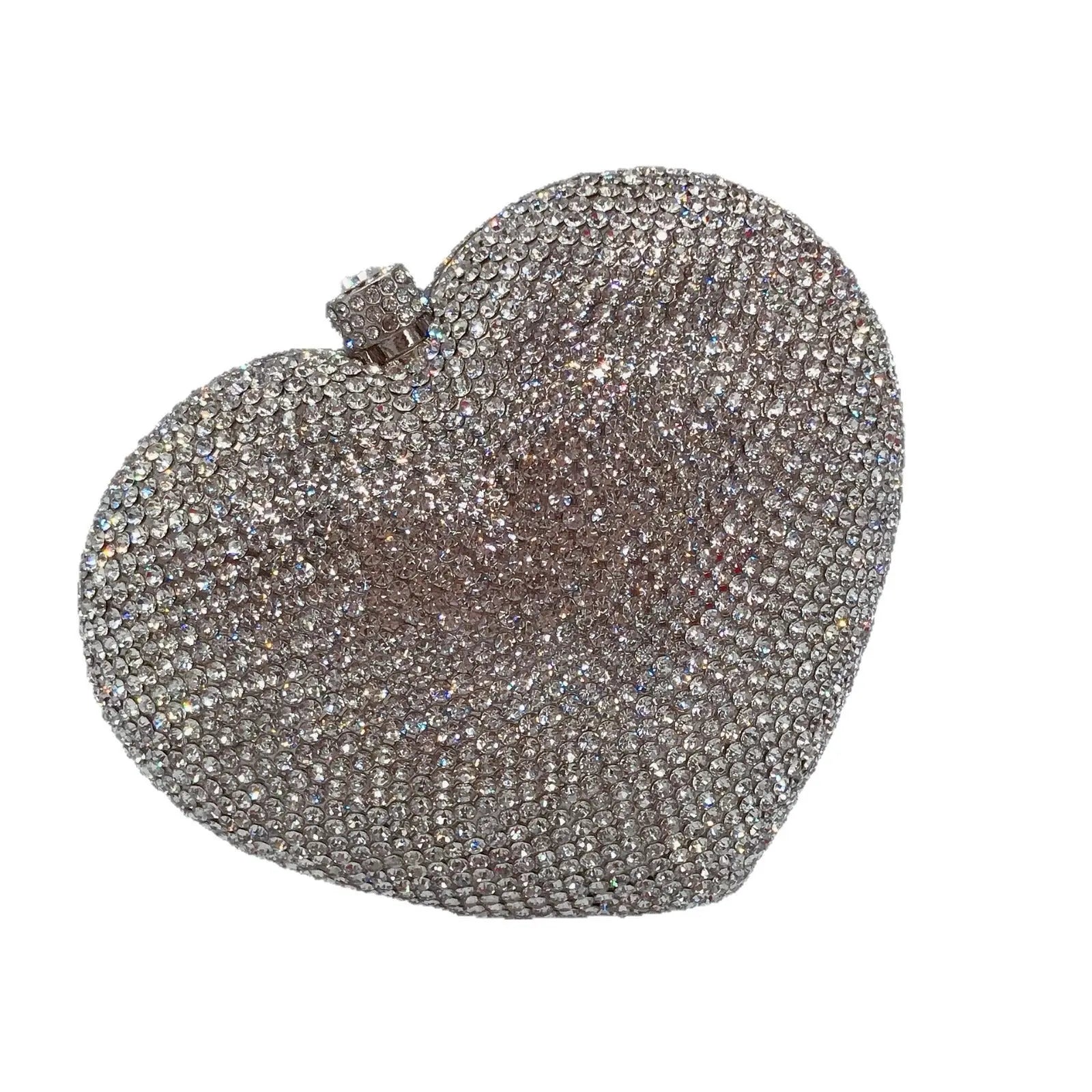 Heart Shaped Crystal Evening Clutch Bag HB027