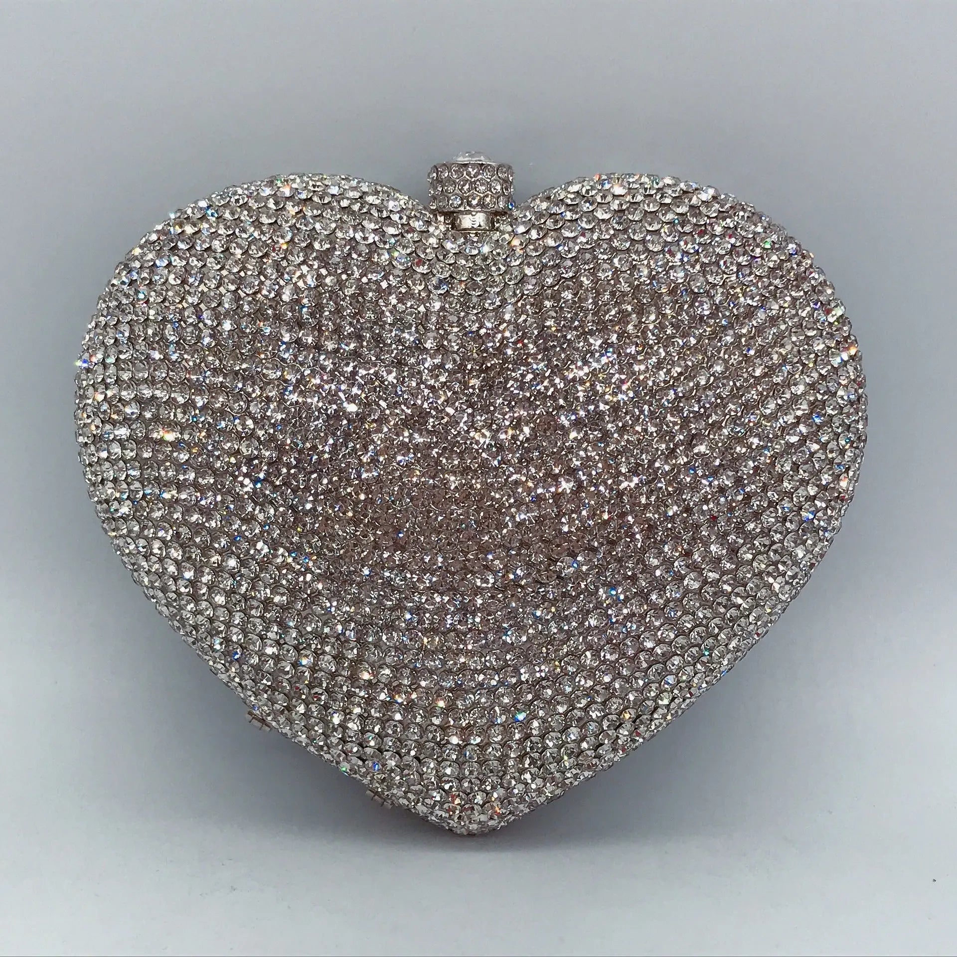 Heart Shaped Crystal Evening Clutch Bag HB027
