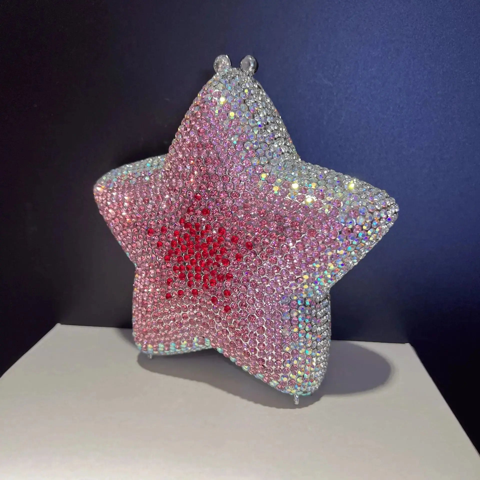 Star Shaped Crystal Evening Clutch Bag HB033