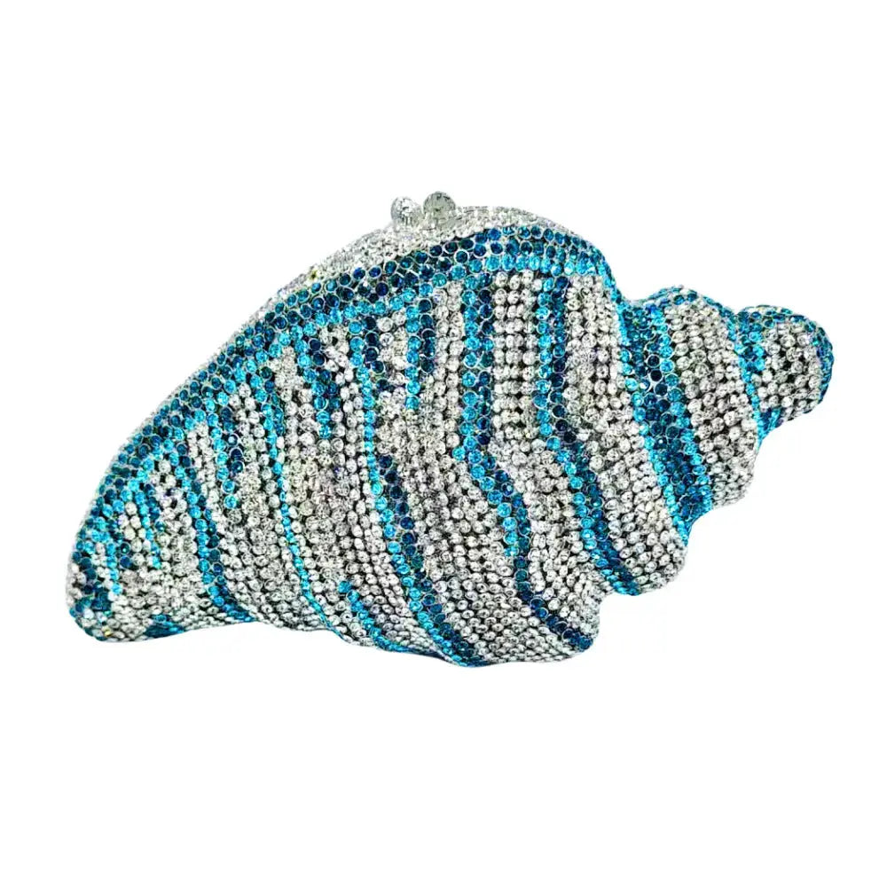 Conch Crystal Evening Clutch Bag HB034