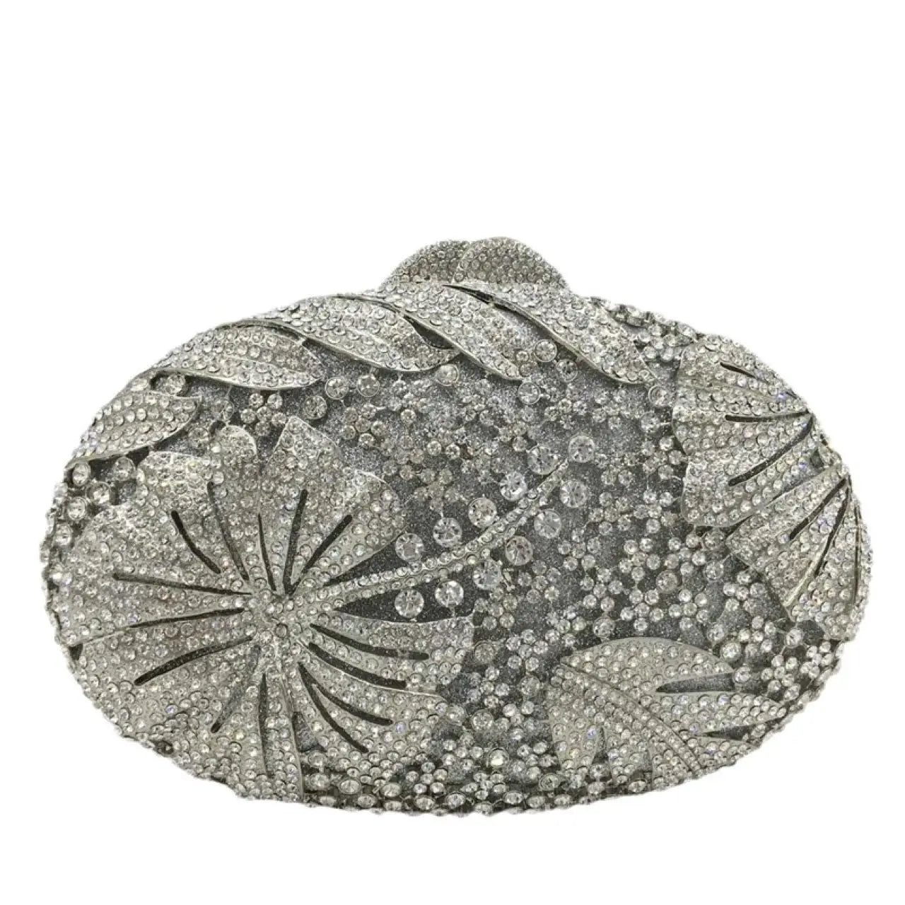 Luxury Flower Rhinestone Evening Clutch Bag HB036
