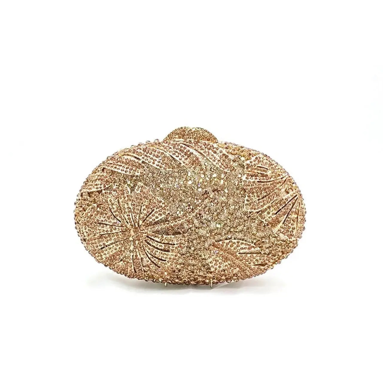 Luxury Flower Rhinestone Evening Clutch Bag HB036
