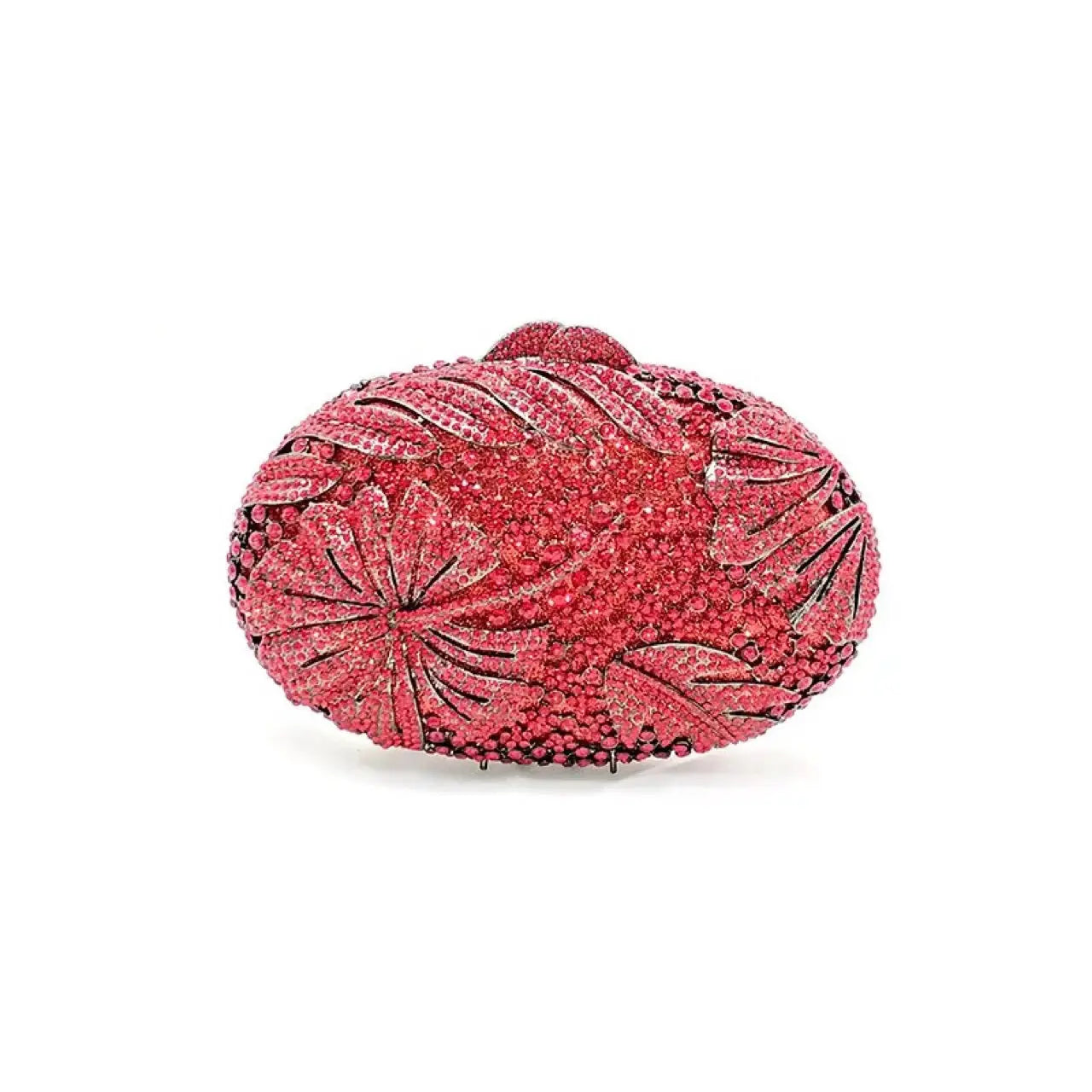 Luxury Flower Rhinestone Evening Clutch Bag HB036