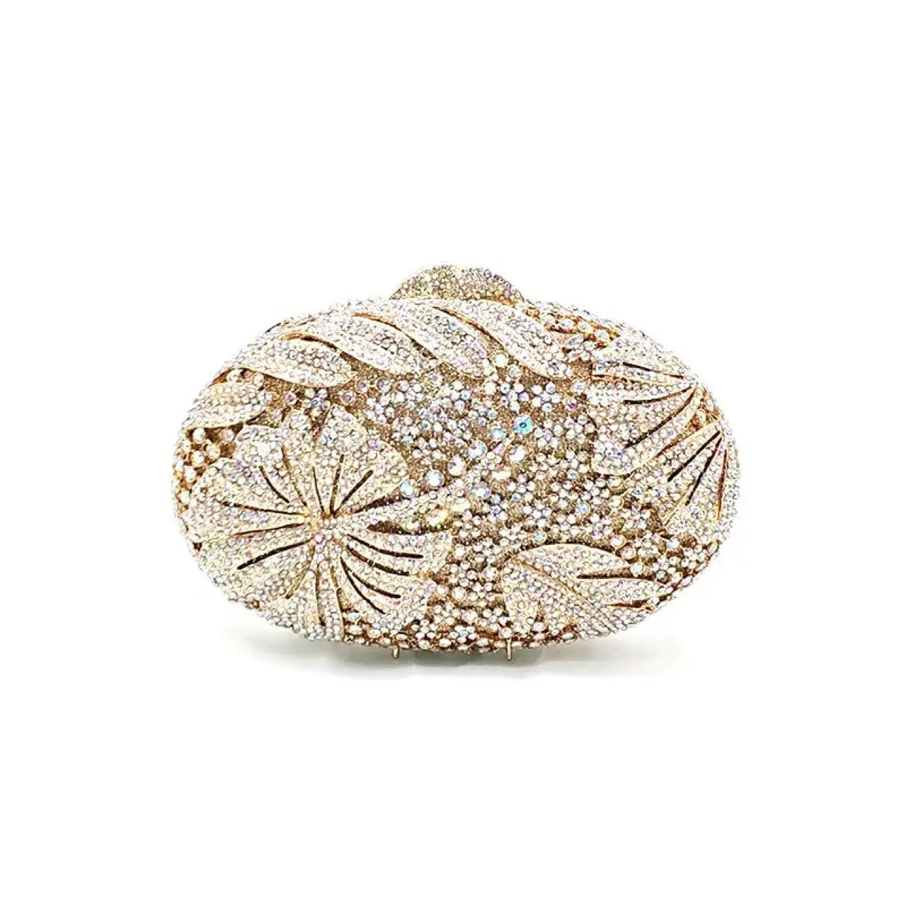 Luxury Flower Rhinestone Evening Clutch Bag HB036