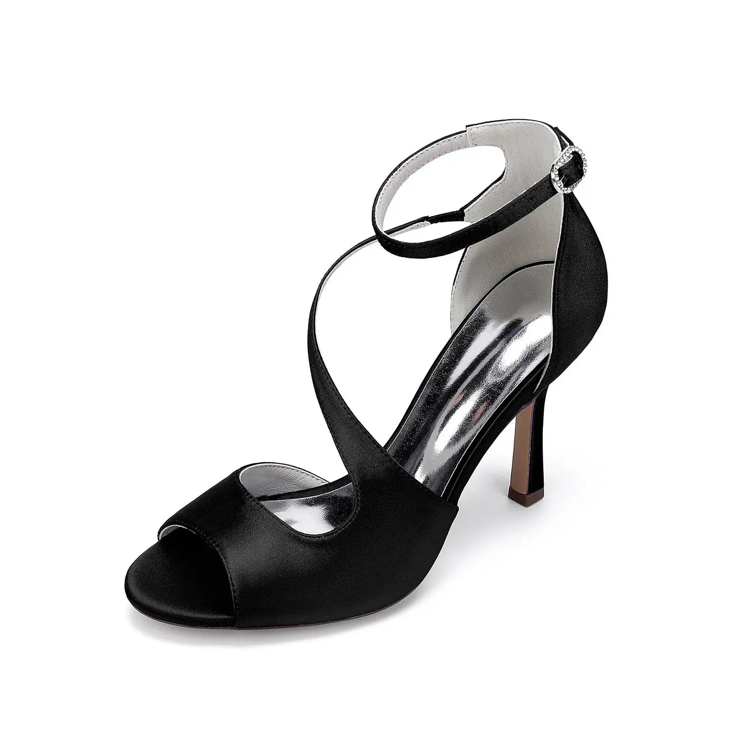 Round-toe Crossbody High Heel with a Single Strap HH021