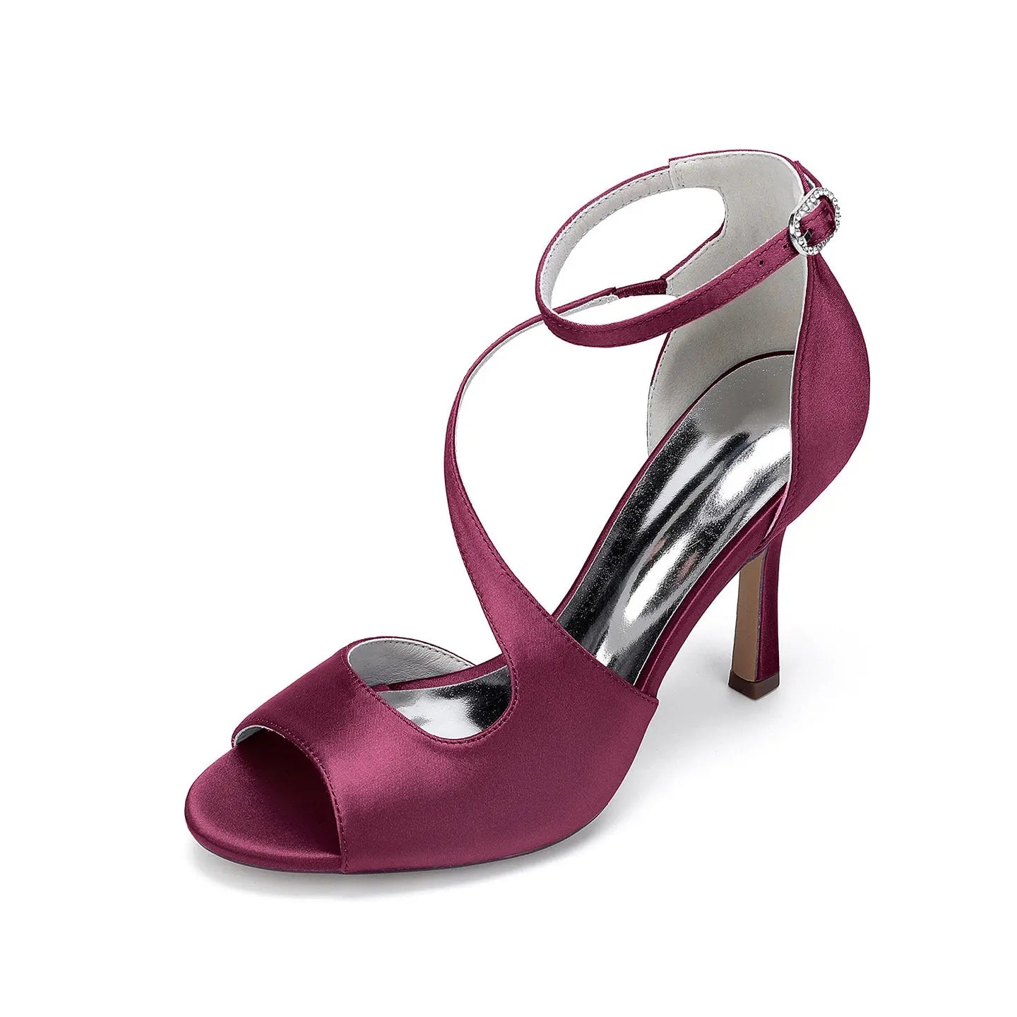Round-toe Crossbody High Heel with a Single Strap HH021