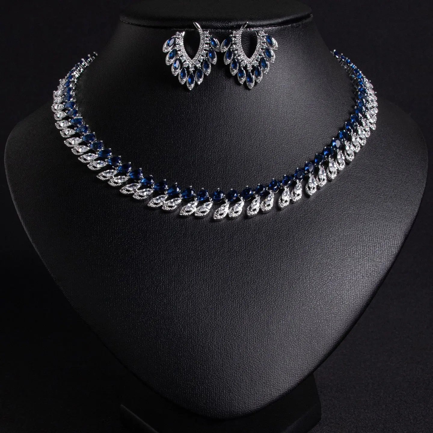 Fashionable Simple Necklace Set with Copper JW026